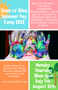 Town of Olive Summer Day Camp 2022
